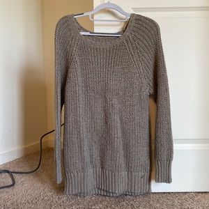 Brown American eagle sweater